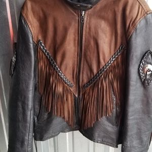 Women's fringed leathers